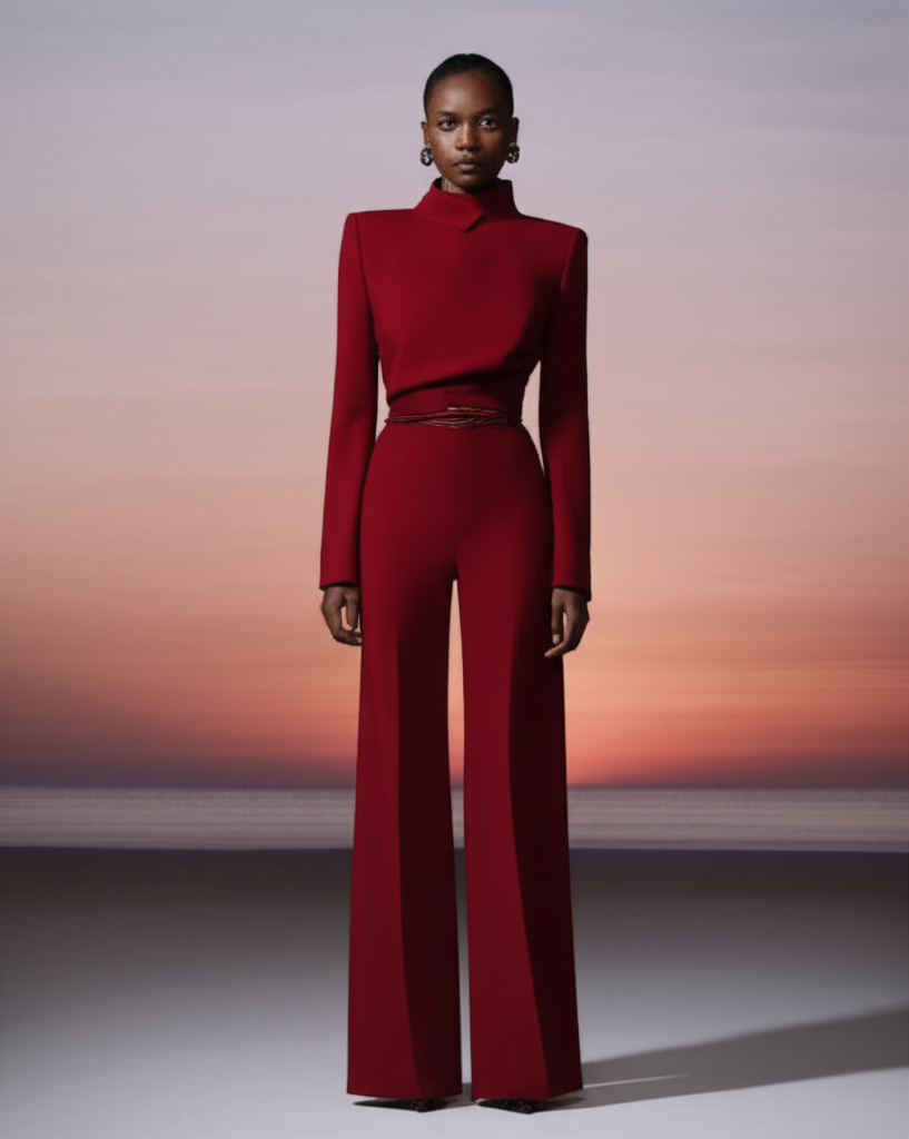 Pink Structured Dress